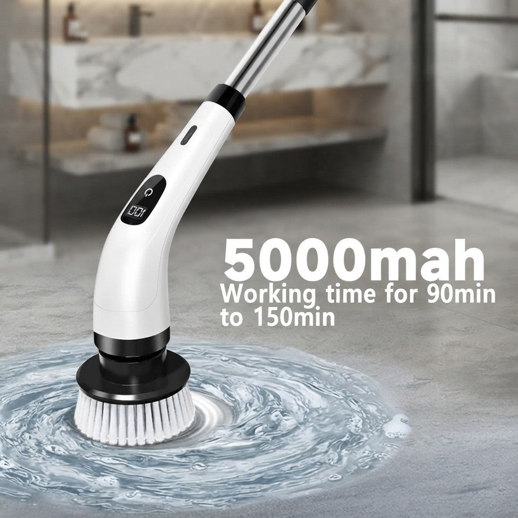 Electric Cordless Spin Scrubber